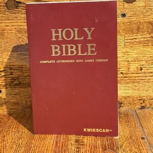 Kwickscan Holy Bible King James Version Copyright 1989 Paperback